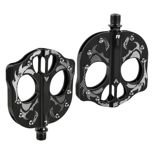 Mountain Bicycles Pedals 3 Bearings Light weights-Black