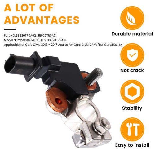 Battery Current Sensor is Suitable 38920TR0A02, 38920TR0A01 for   2012 - 2017 for