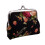 Canvas Hasp Purse Key Coin Wallet Bag(black) 2
