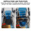Folding Walker for Seniors with Adjustable Height and Armrests, 2Wheel Lightweight Rollator 4