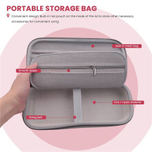 Estojo Protetor para Acessórios de Estetoscópio para Littmann Classic III Bolsa de Armazenamento Portátil Bolsa de Transporte (Vermelho)