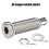 End Pin Output Jack,Ancable 1/4 inch 6.35mm Mono  Jack 3 Pin Long Threaded Replacement Full Contact Jack Socket 4