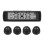Bil Externa Däcktryckssensorer Solenergi TPMS Däcktrycksövervakningssystem Däcktryckslarm Digital Display 2
