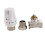 3/4Inch Brass Thermostatic Radiator Valve Straight Type DN20 Automatic Temperature Control Valve Floor Heating 7