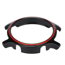 Vollständiger Schutz-Sportcase für Haylou RS3 LS04 Smartwatch Schwarz Rot