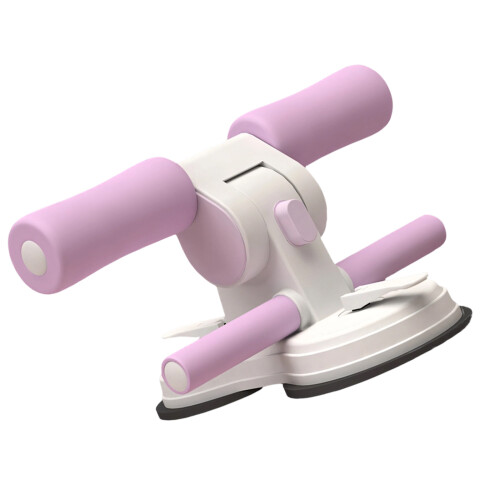 Adjustable Sit Up Bar Sit Up Support Tool-White flowers and pu