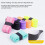 3pack Sweat-absorbing Hand Rubber Net Antislip Winding Tape-Red 7