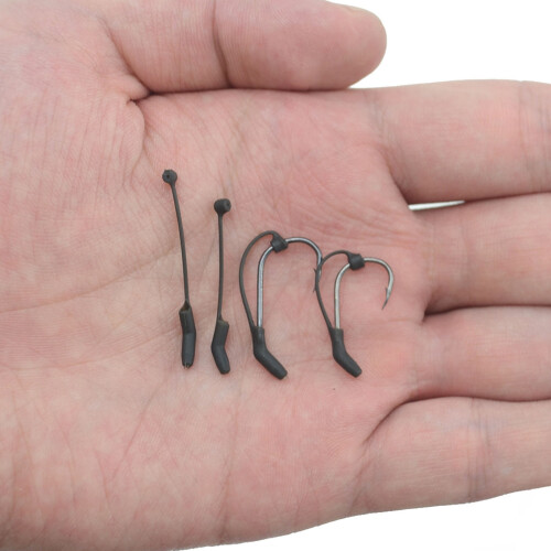 20pcs Silicone Fish Hook Sleeve Anti-Large plusSwivel 2