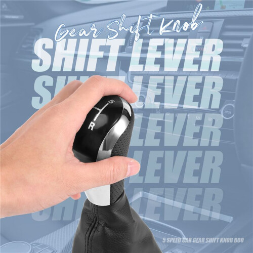 5 Speed Car Gear Shift Knob Boot Gear Shift Collars Dustproof Cover for   7 EC7 EC715 EC718 E7 1