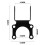 For  Light Bee S/X  X260 X160 Headlight Mount Bracket Front Light Bracket Support Mounting Accessories 7