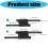 2Pieces Arm Compressions Sleeve Enhancing Support for-L Black 4