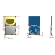2Pcs/Lot UWB3000F00 Decawave'S DW3000,Positioning Accuracy: 10cm,Two-Way Ranging UWB Tracking Indoor Positioning Module