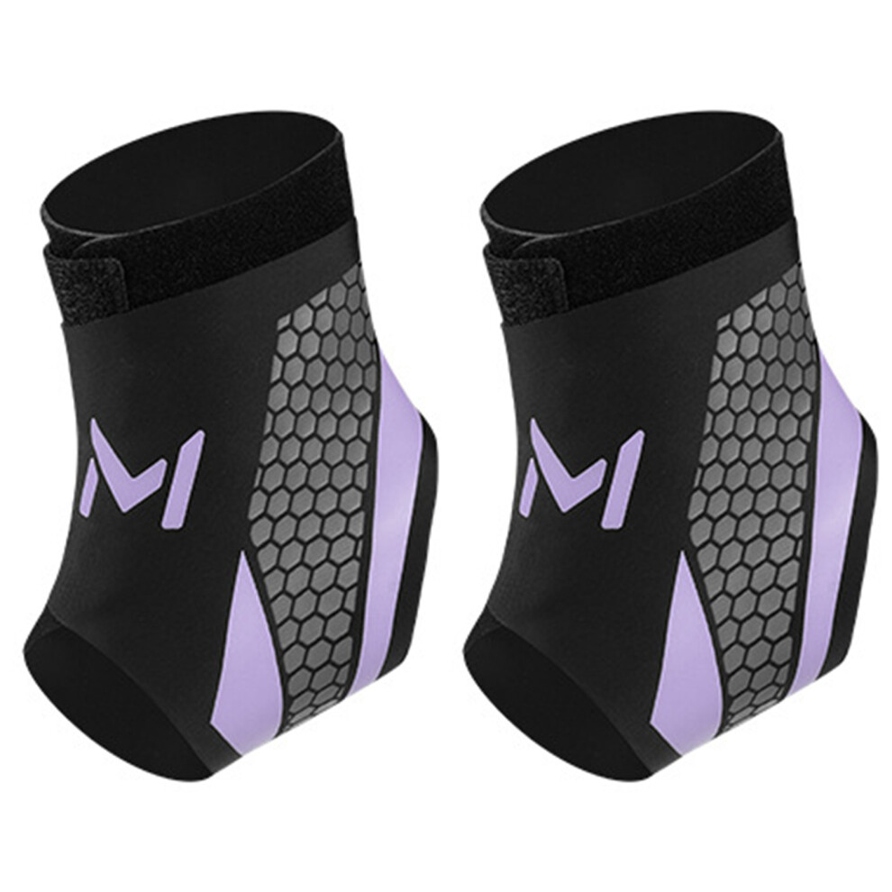 Practical Exercise Ankle Sleeve Spandex Texture for-black p