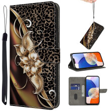 Wallet Phone Case for Moto G Stylus 5G 2023 PU Leather Flip Cover with Card Holder Magnetic Closure Wrist Strap