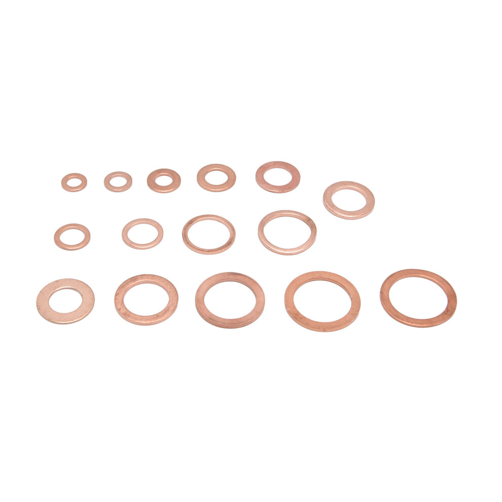 150 Piece Copper Gasket Washer Set