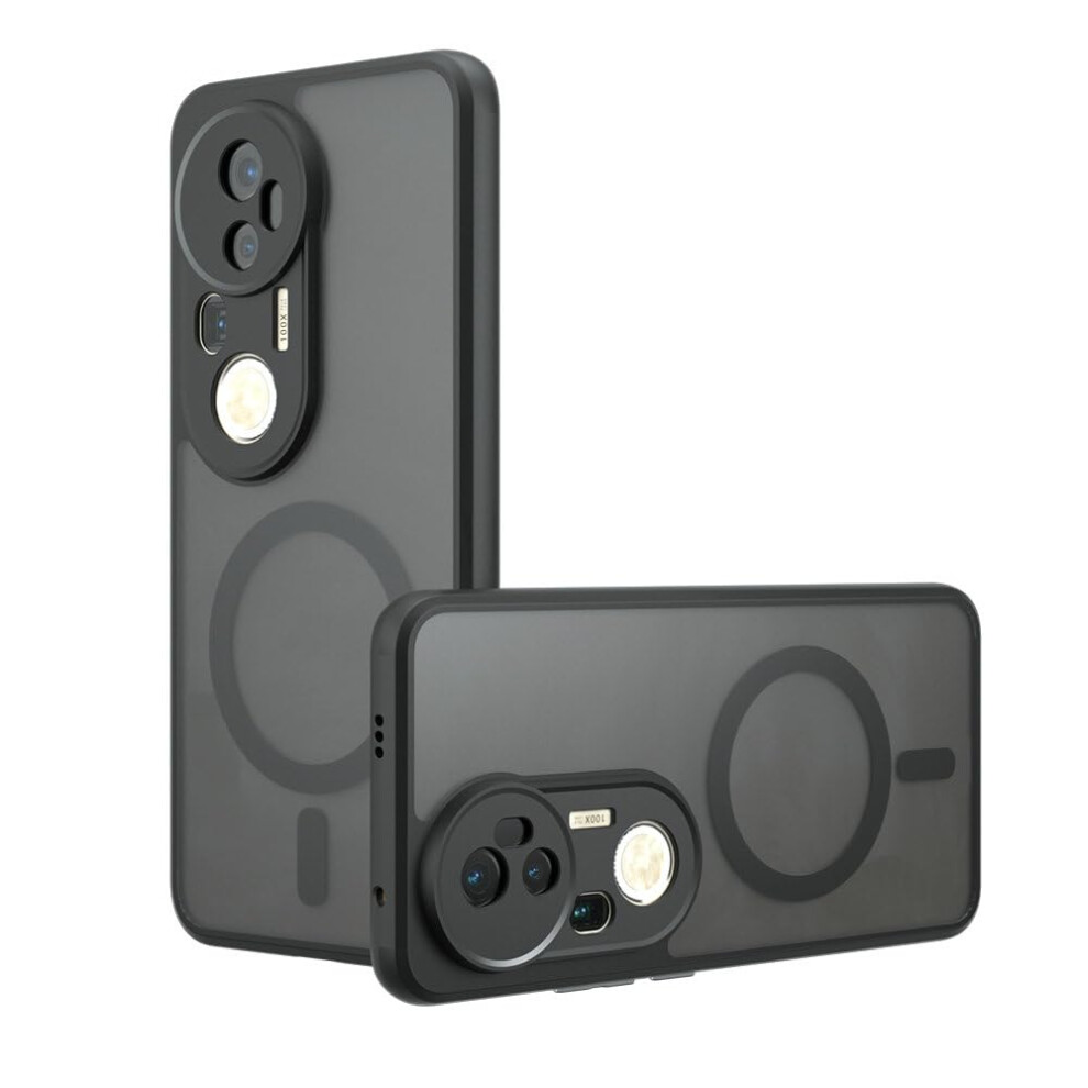 Case For Realme Gt7 Pro Magsafe Compatible Magnetic Shockproof Cover With Antifingerprint Finish Black 9073542697831