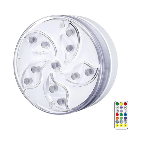 Lumière immergée de piscine de LED de ton multiple avec-1 paquet 2
