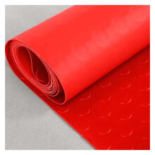 Garage Floor Mat Waterproof NonSlip Heavy Duty PVC Roll Easy Trim Fit Red 200x100cm