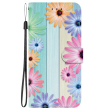 Leather Wallet Case SJ5 Flip Cover with Card Holder Stand and Screen Protection for Honor 90 Lite