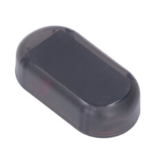 Universal Car Solar Power Alarm LED Flash Strobe Light Red, 40mAh Battery
