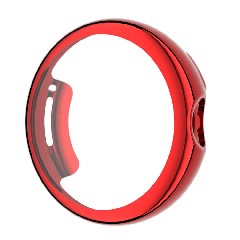 Shockproof Slim Case For Pixel Watch, Soft Tpu Full Body Protective Cover With Precise Cutouts And Color Options Red 9092120181074