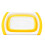 Washing Drain Basket Dish Drainer Extendable-yellowish white 1