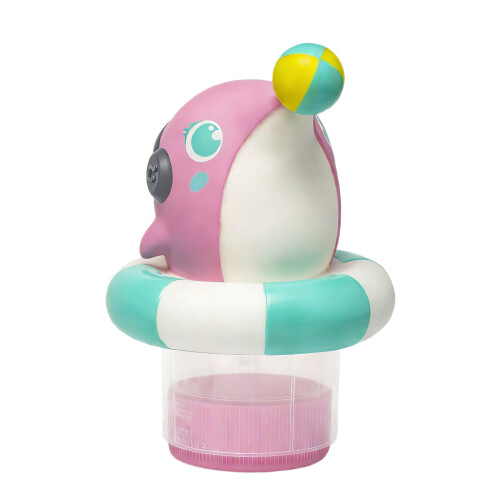 Chlorinator Large Capacity Floating Chlorine Dispenser-Pink