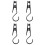 Camping Clip Set Backpacking Hook Clip Plastic Texture for-four 1