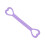 Nonslip Exercise Band 8-Shape Exercise Band Design-Purple 1