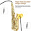 Altos Tenors Sax Instruments à Vent et à Vent Chiffon de-Bleu 6