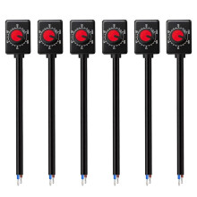 6er-Pack 0/1-10 V Knopf-LED-Dimmer, -LED-Dimmerknopf mit Drehschalter, Niederspannungs-Passivdimmer, PWM-Dimmen