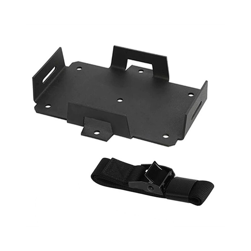 Small Battery Tray Fit 12V-6V / 6Ah 7Ah 8Ah 9Ah 12Ah 15Ah Batteries And More, Adjustable Hold-Down Strap Battery Mount 6033763684587