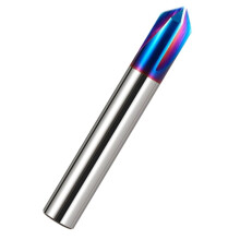 3- Carbide Straight Chamfering Cutter 12mm 90 Degree Tungsten Steel Chamfering Deburring DIY Tool