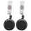 2X  Retractable Yo Yo Key Ring PULL CHAIN Belt Clip ID CARD Holder Ski Pass - Black 1