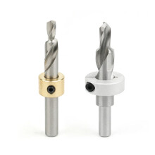 2pcs Aluminum Profile Drill Guide Access Hole Drill Jig Drill Bit for 20 30 40 Series Aluminum Extrusion Profiles