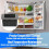 XR02CX-4N1F1 Universal Temperature Controller Replacement for 120V 50-60hz Commercial Refrigerator with Sensor Probe 4