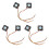 6 Pcs 3 Pin 40mm Square PC Computer Cooling Fan  12V Black 1