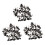 60 Pcs Momentary Right Angle Tactile Tact Push Button  6 x 6mm x 8mm 1