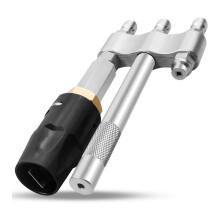 Pressure Washer Chemical Tip M5 Twist Nozzles, Long Range Chemical Shooter for 3-7 GPM, 1/4 Inch Quick Connect 3 Nozzles