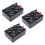 3X 0-9999 Ohm Einfacher Widerstand Box Precision Variable Dekade Widerstands Lehre Instrument 1