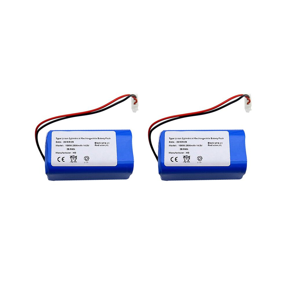 2X Rechargeable For Battery 14.8V 2600Mah Robotic Vacuum Cleaner Parts For Chuwi A4 A4s A6 6033222777430