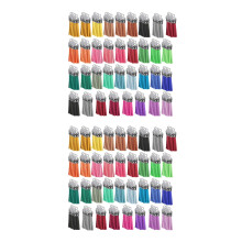 280 Stück Quaste Schlüssel Bund Bulk Set für DIY LEDer Anhänger Schlüssel Bund Acryl Schmuck Zubehör