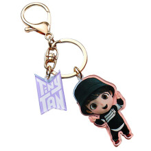 Cartoon Acrylic Keychain Pendant Same Style Around Fashion Hip-Hop Keychai-JK