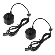 2X 400ML/H Ultrasonic Mist Maker Fogger Water Fountain Pond Fog Machine Atomizer Air Humidifier