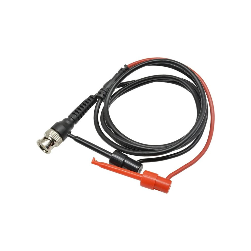 P1007 Bnc Male Plug Q9 To Dual Hook Clip Oscilloscope Test Probe Cable Leads With Two Probes 500V 5A Test Hook 4711920563518