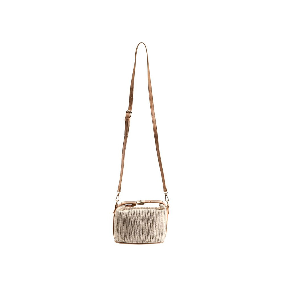 Women Straw Crossbody Bag For Bohemian Small Knitting Summer Purse And Handbag Vacational Bucket Beach Bags 4711038918354