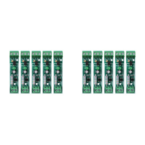 10PCS AC 220V Optocoupler Isolation Module Voltage Detector Board TTL 3-5V SCM Testing for Microcontroller Adaptive PLC