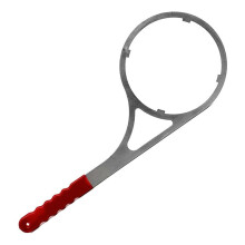 6.25 Inch Heavy Metal Wrench Replaces Plastic Wrench, Extended Handle with Rubber Wrapping Providing