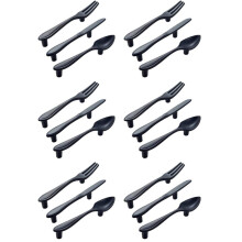 Poignee de Porte Poignee de Cuisine A 18 Poignees - Noir