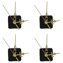4X DIY Clock Plastic+Metal Texture Wall Clock Retro Wall Clock Movement Accessories Gold